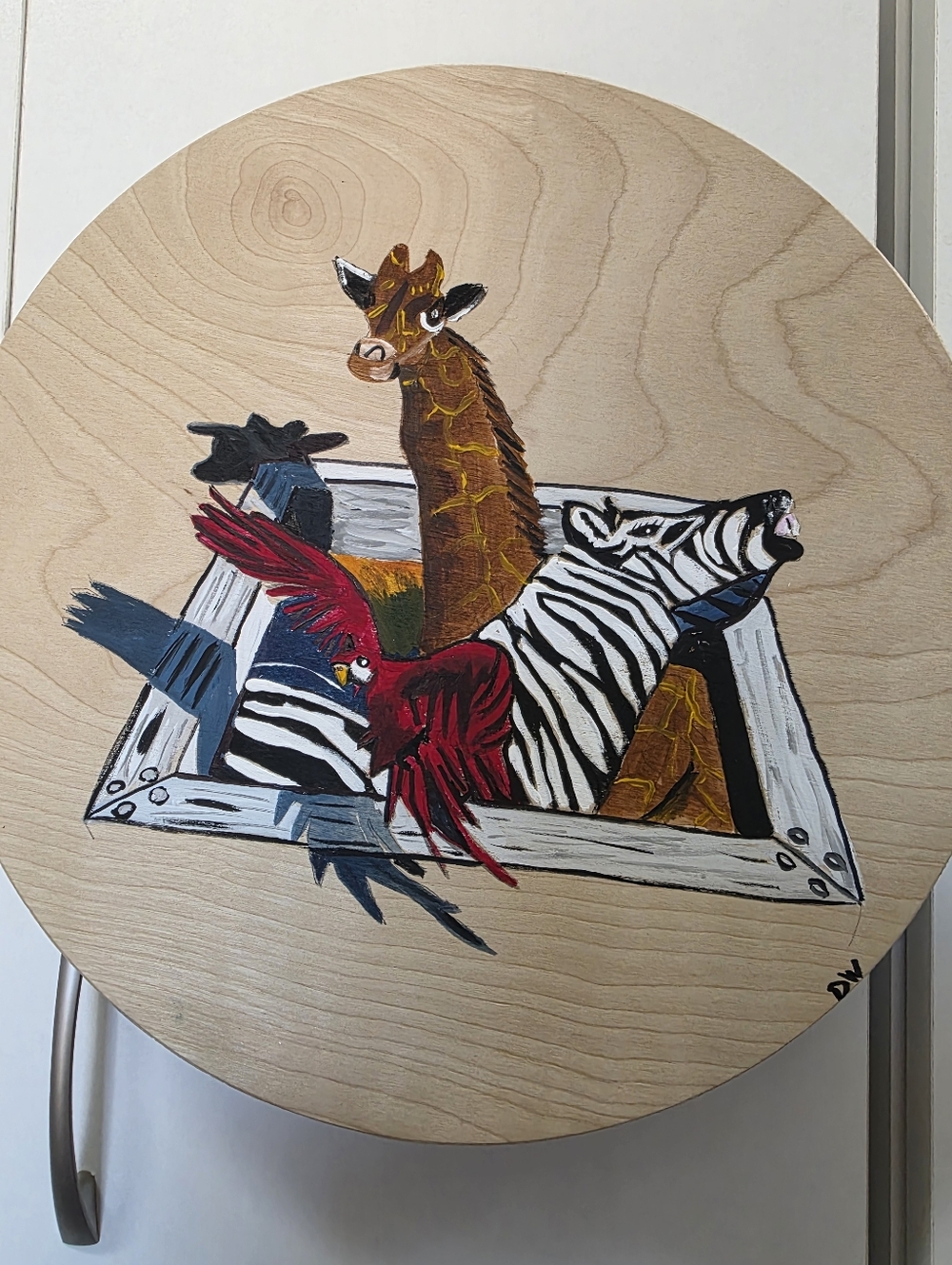 Hand Painted 3DAnimal Wall Art